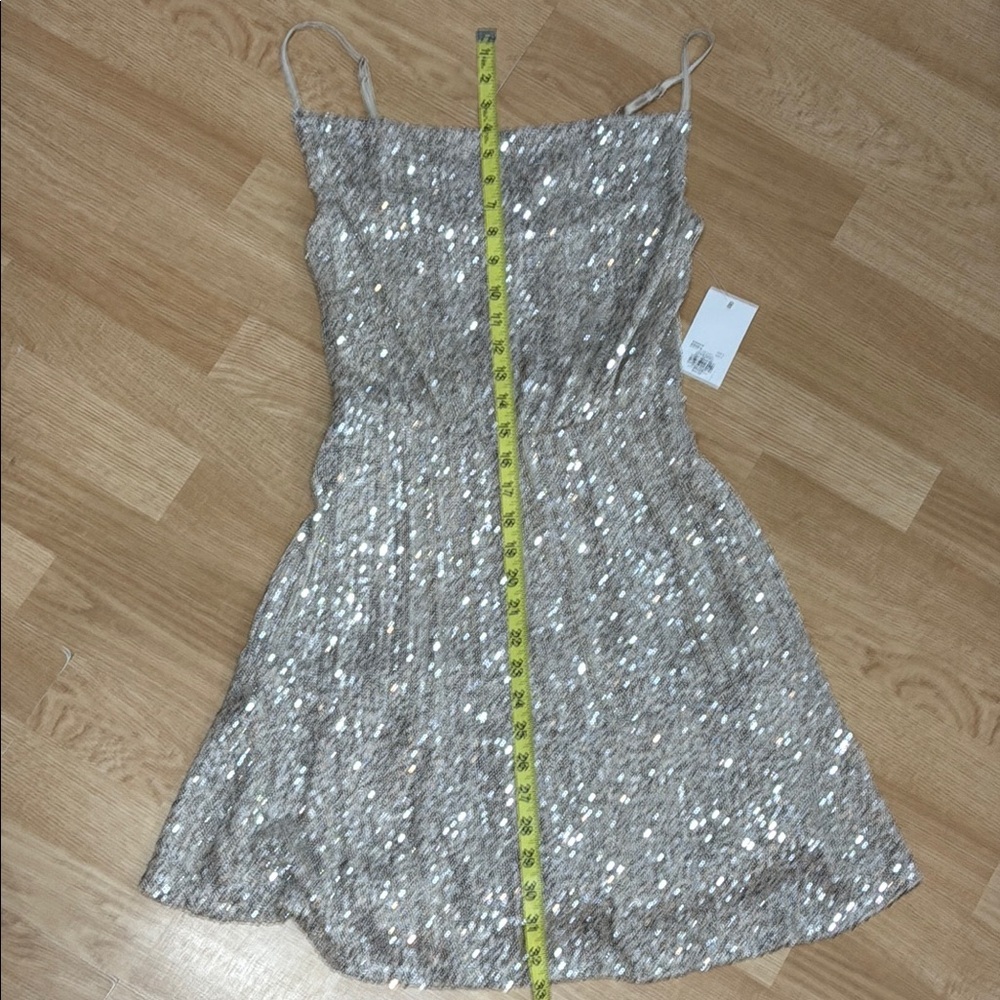 SO Juniors S Gold Sequin Mini Dress Party Cocktail Holiday NWT - Picture 5 of 6